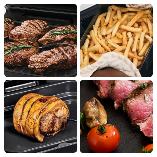 Grill and air fry in one versatile device