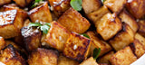 Spicy Tofu with Roasted Green Beans