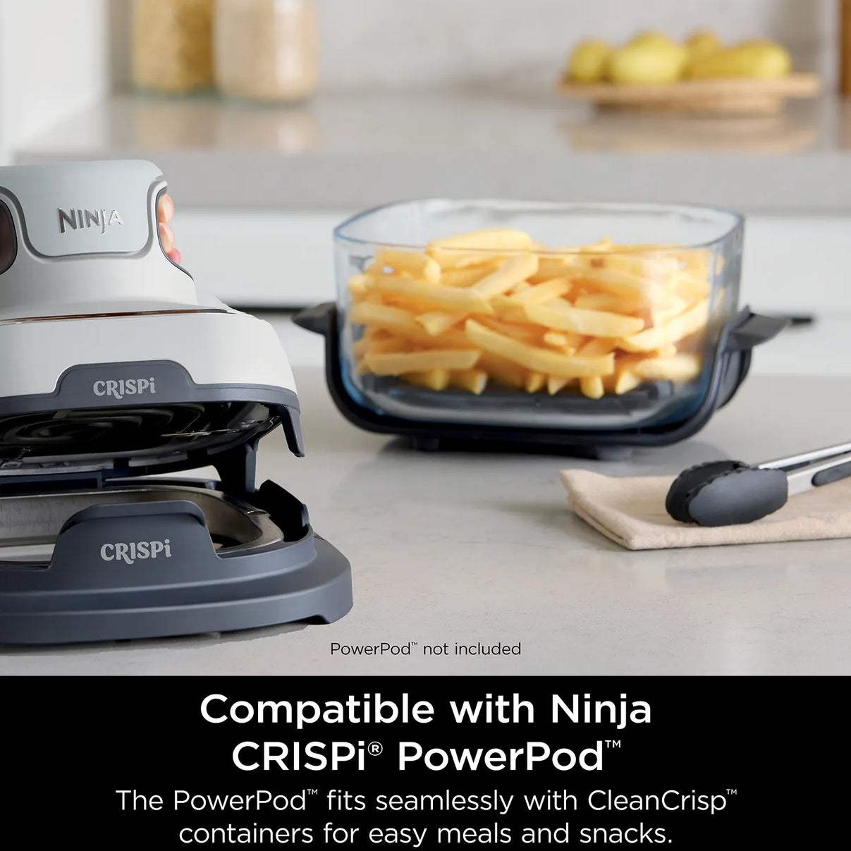 Ninja Crispi 2.4L CleanCrisp Glass Container Pack