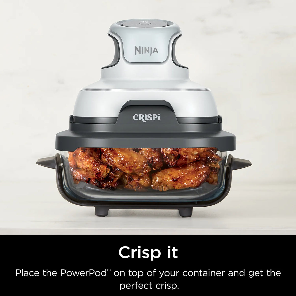 Ninja Crispi 2.4L CleanCrisp Glass Container Pack