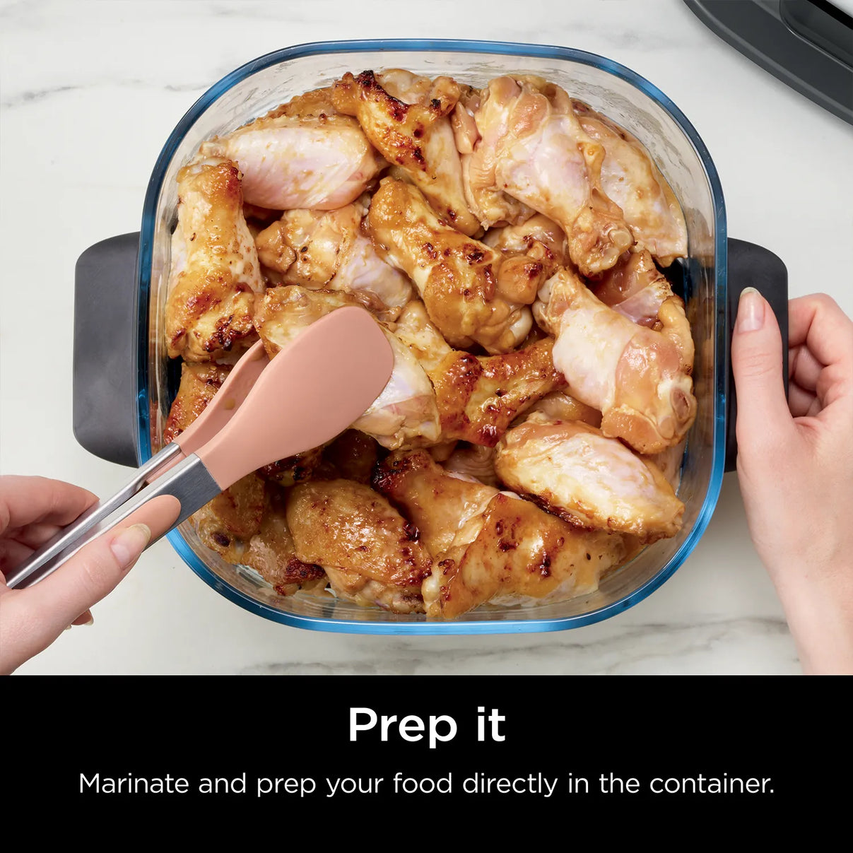 Ninja Crispi 3.8L CleanCrisp Glass Container Pack