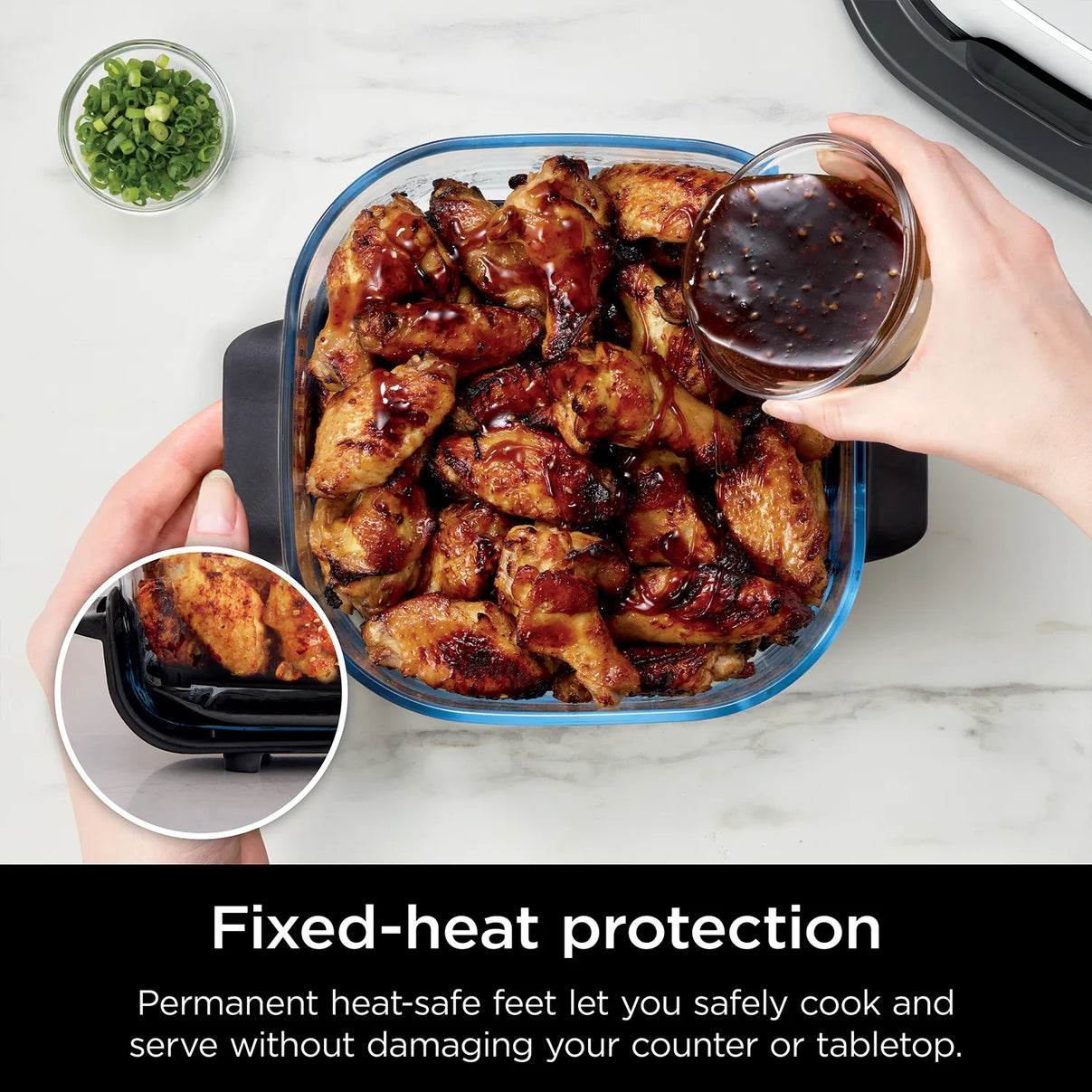 Ninja Crispi 3.8L CleanCrisp Glass Container Pack