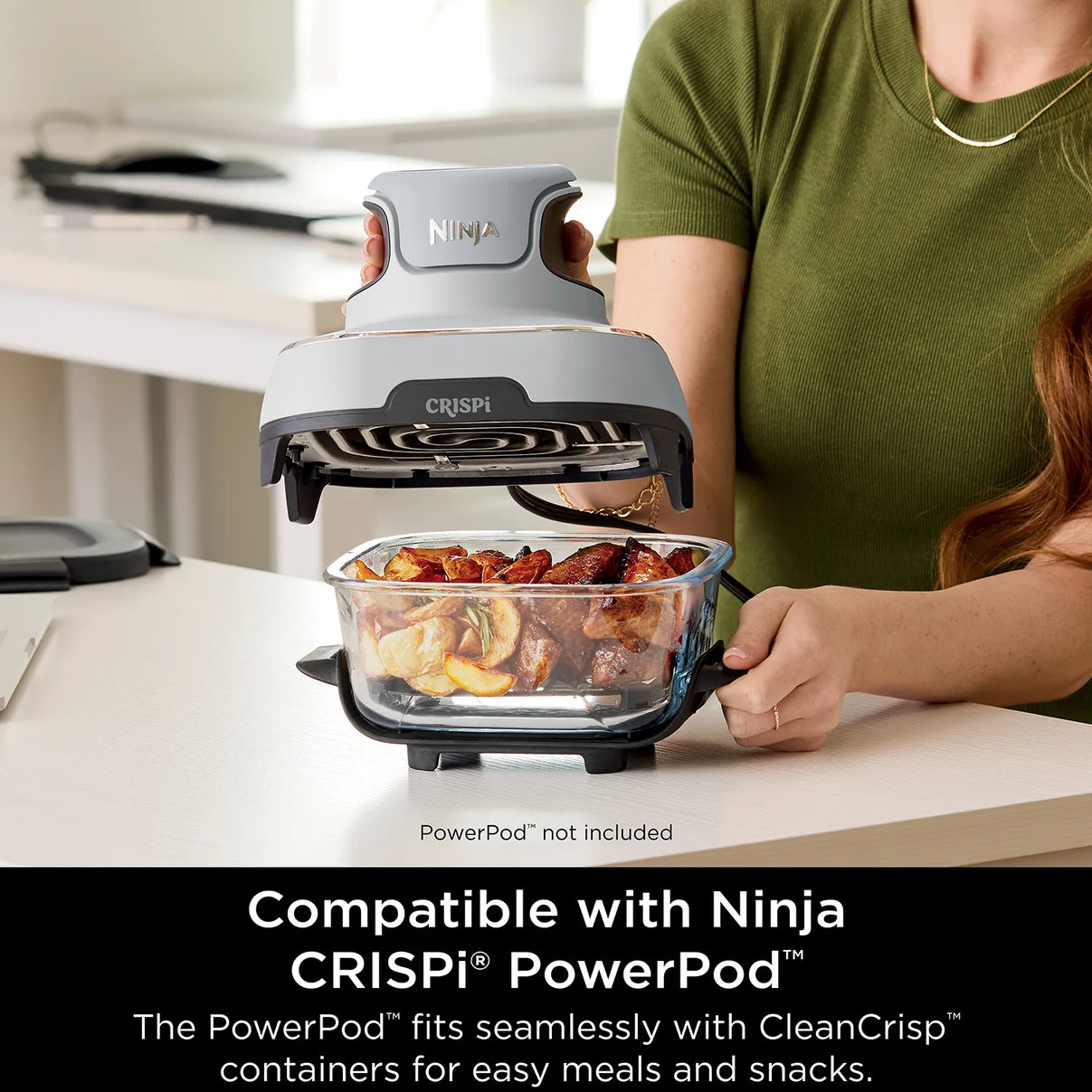 Ninja Crispi 1.4L CleanCrisp Glass Container Pack