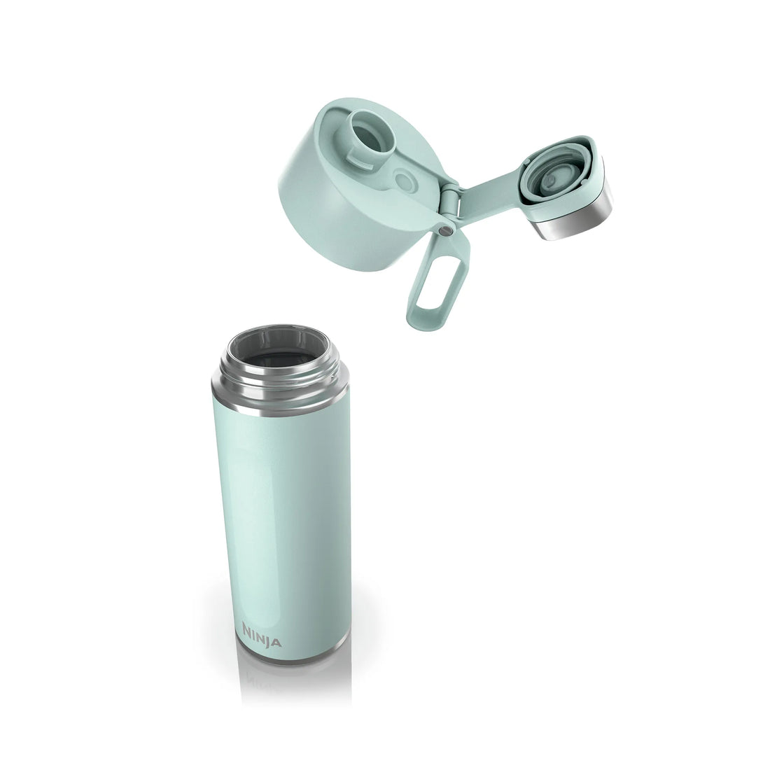 Ninja Thirsti Bouteille et flasque 530 ml avec couvercle étanche Ninja Thirsti Bouteille et flasque 530 ml avec couvercle étanche