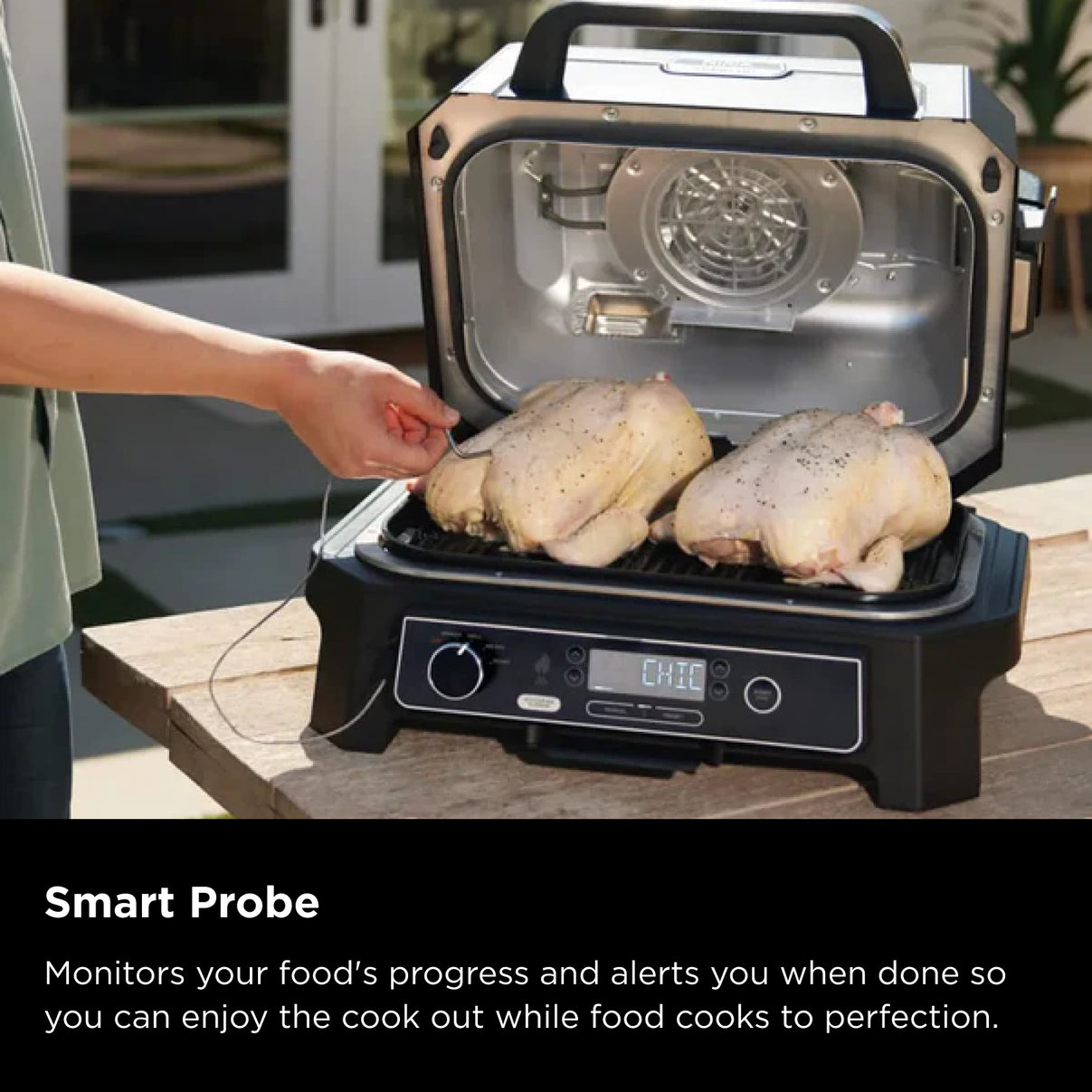 Ninja Woodfire Pro XL Outdoor Electric BBQ Grill & Smoker