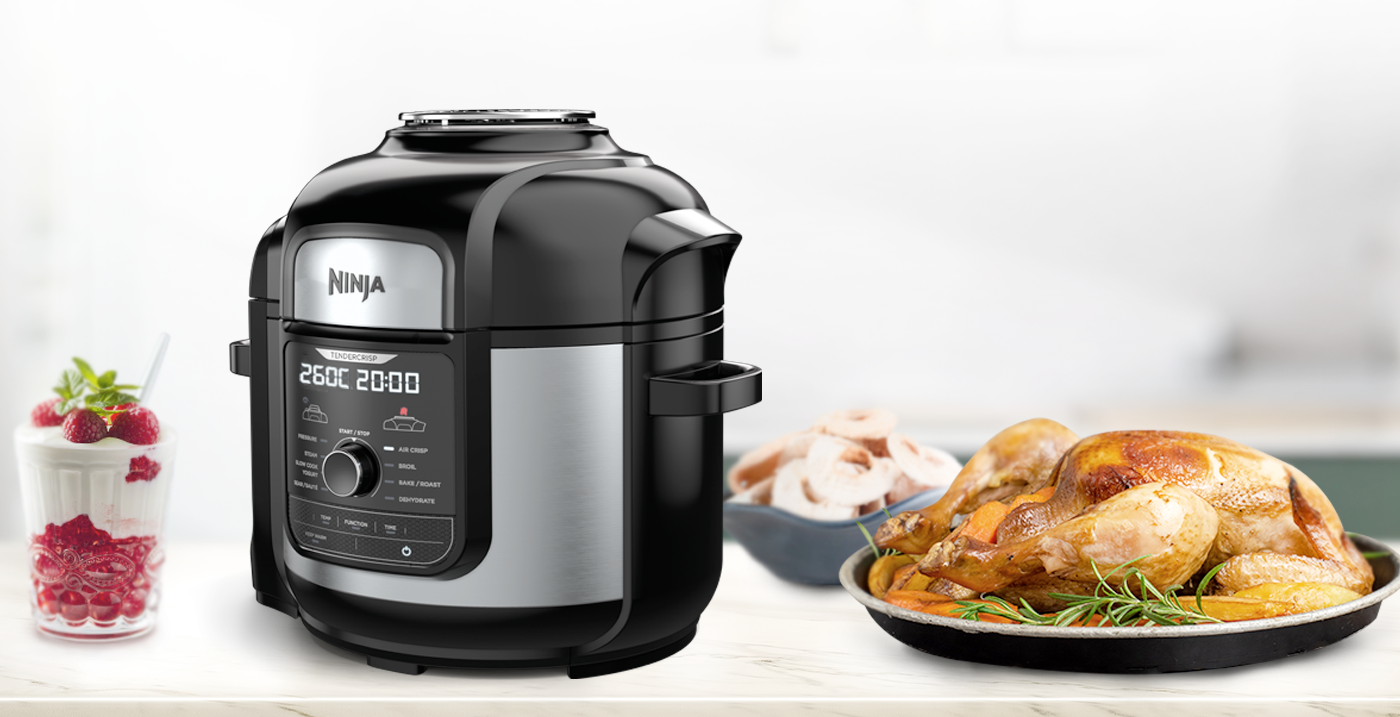 NINJA Foodi Max OP500UK Multi Pressure Cooker & Air Fryer - Black & Silver